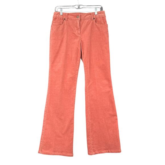 Chico's Pink Barely Flared 5 Pocket Button Closure‎ Corduroy Pants Size 4 (0) - Picture 1 of 9
